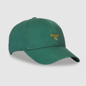 The Barbour Tartan Crest Sports Cap in Green